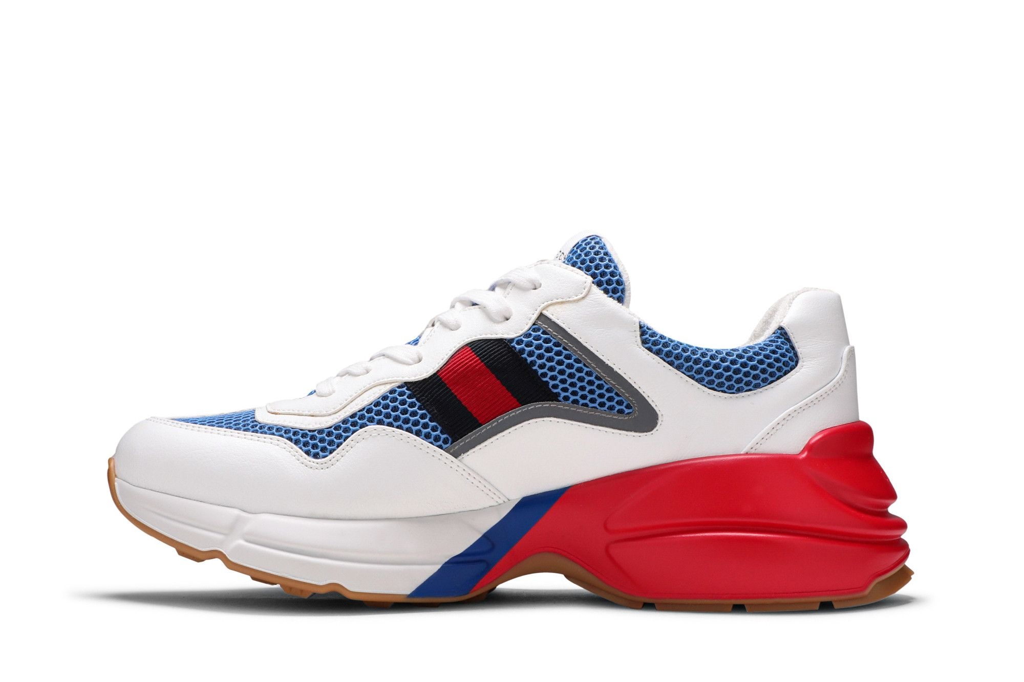 Gucci Rhyton 'White Blue Red Reflective'