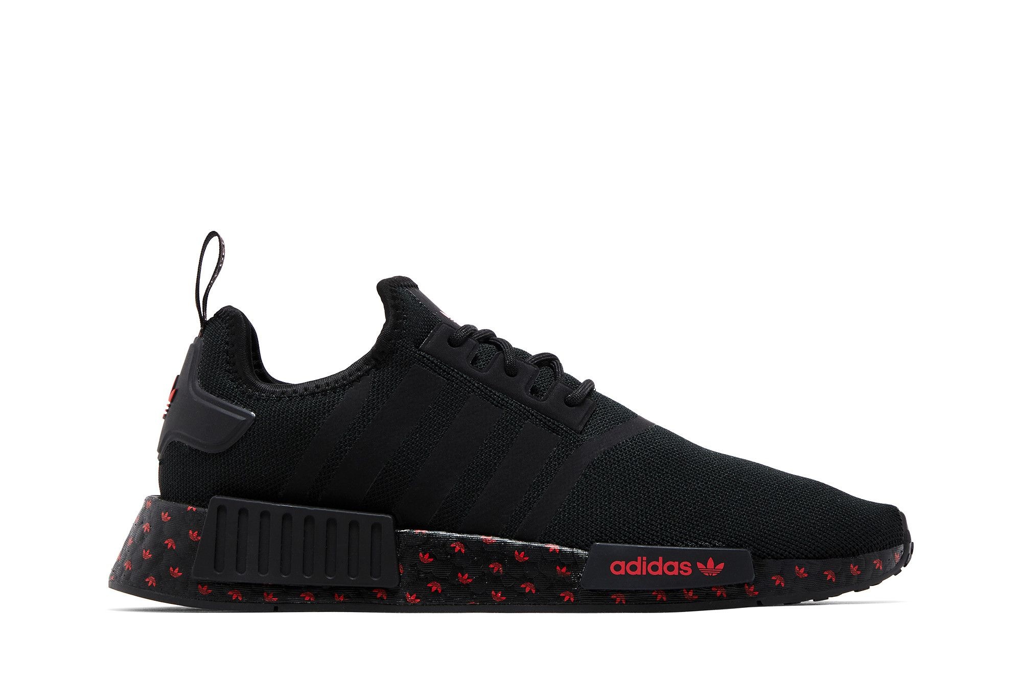 adidas NMD_R1 'Black Scarlet Trefoil Midsole'