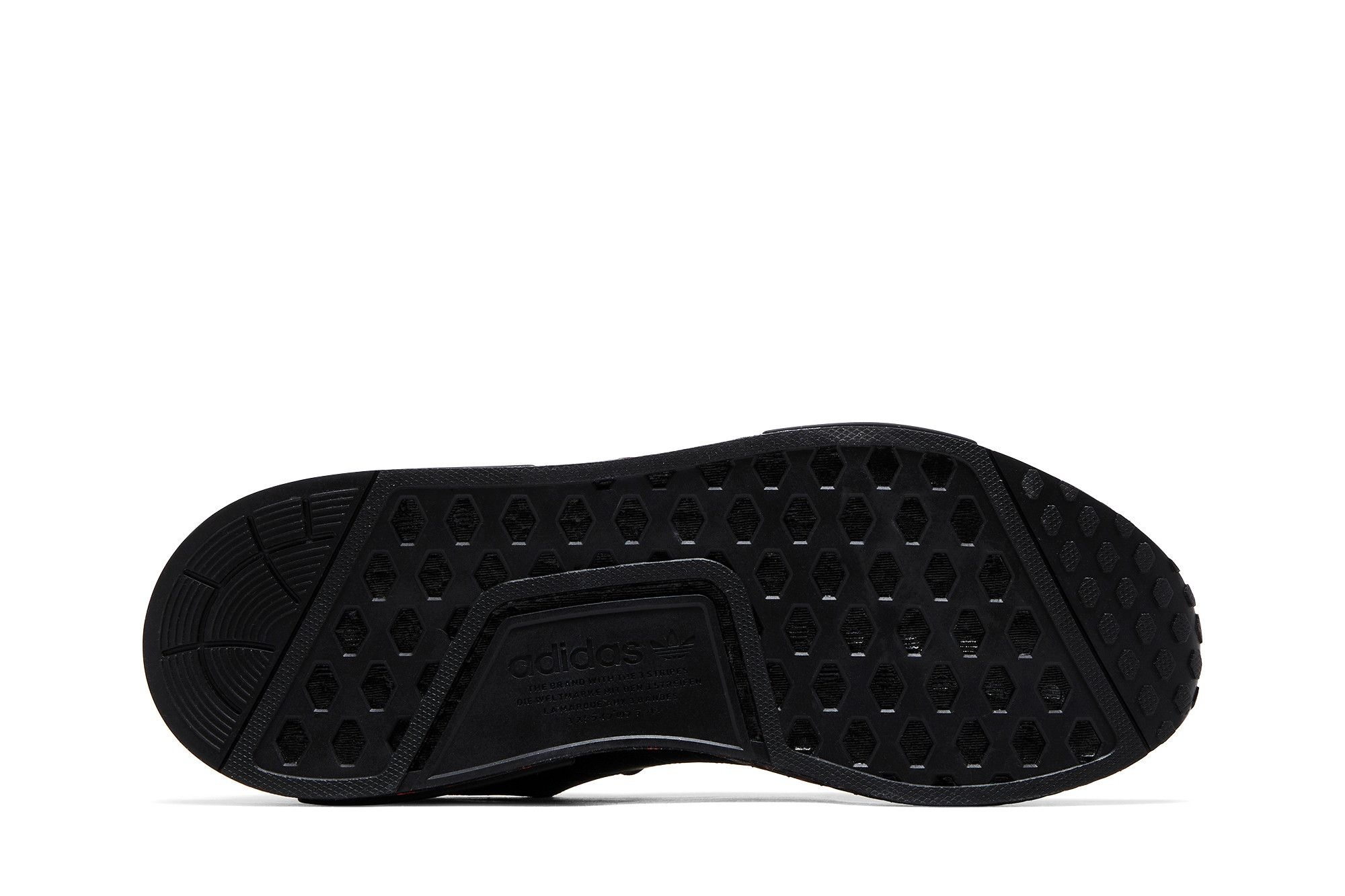 adidas NMD_R1 'Black Scarlet Trefoil Midsole'