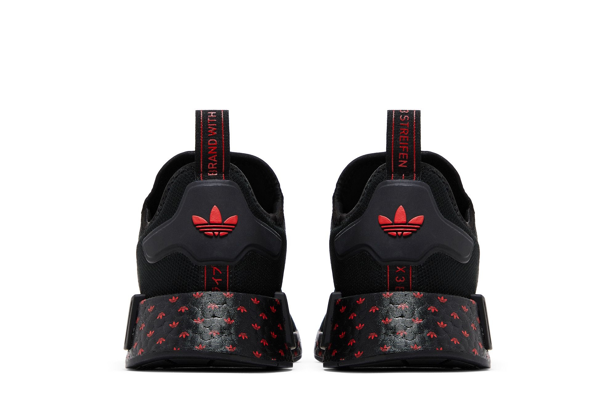 adidas NMD_R1 'Black Scarlet Trefoil Midsole'