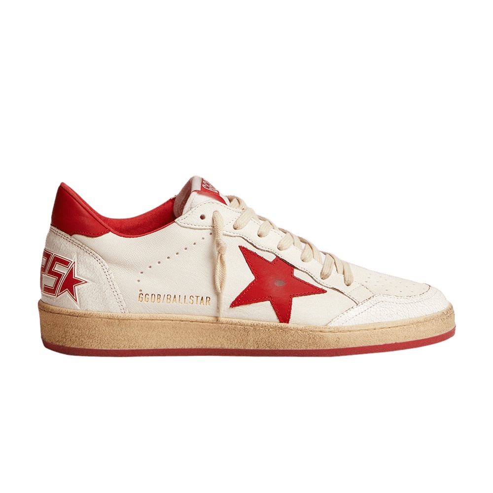 Golden Goose Ball Star 'White Red'