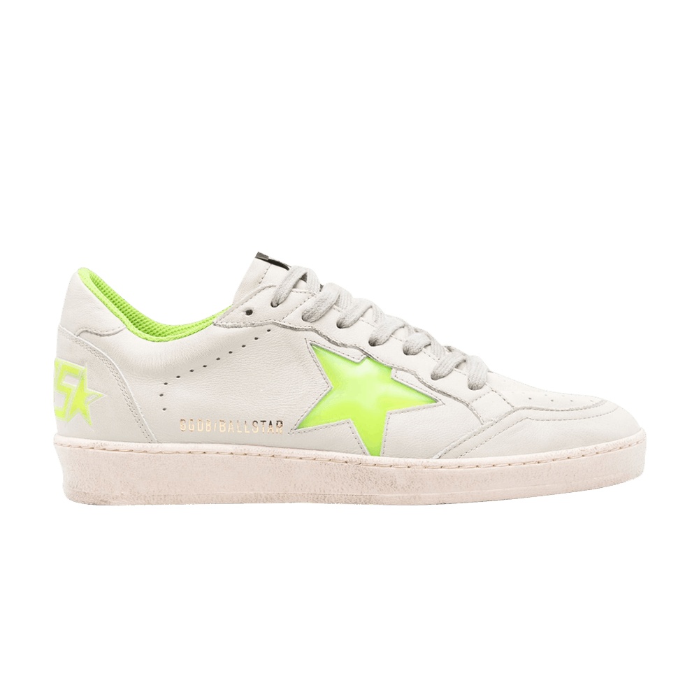Golden Goose Ball Star 'White Green Lime'