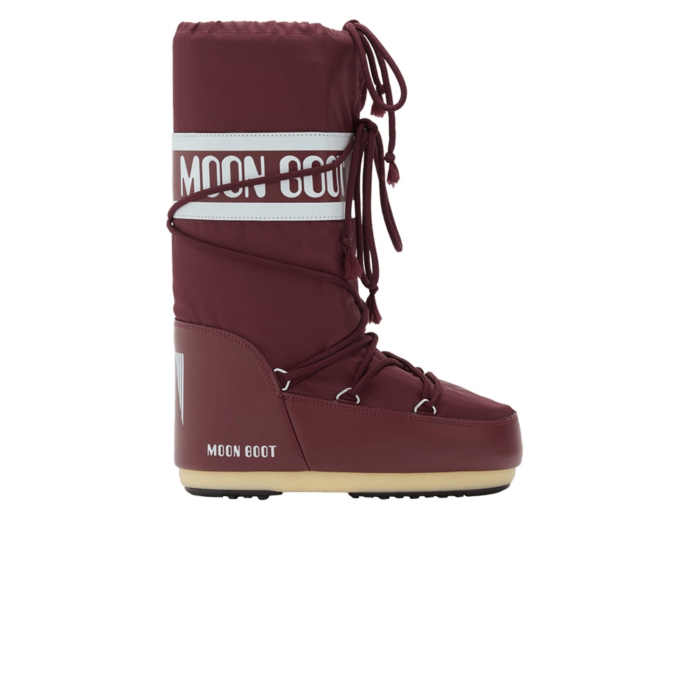 Moon Boot Icon Nylon Boot 'Burgundy'