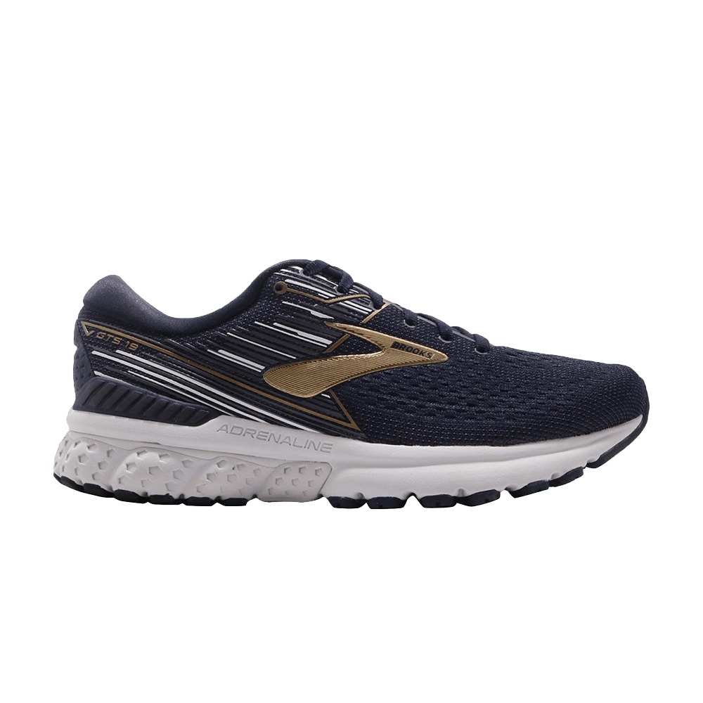Brooks Adrenaline GTS 19 2E Wide 'Navy Gold'