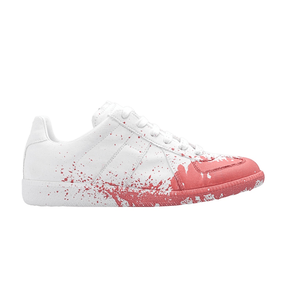 Maison Margiela Wmns Replica Low 'Paint Splatter - White Pink'
