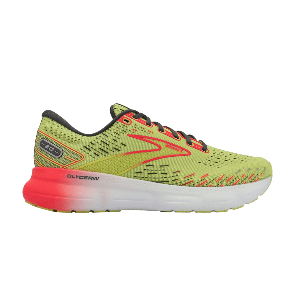 Brooks Glycerin 20 'Lime Red Ebony'
