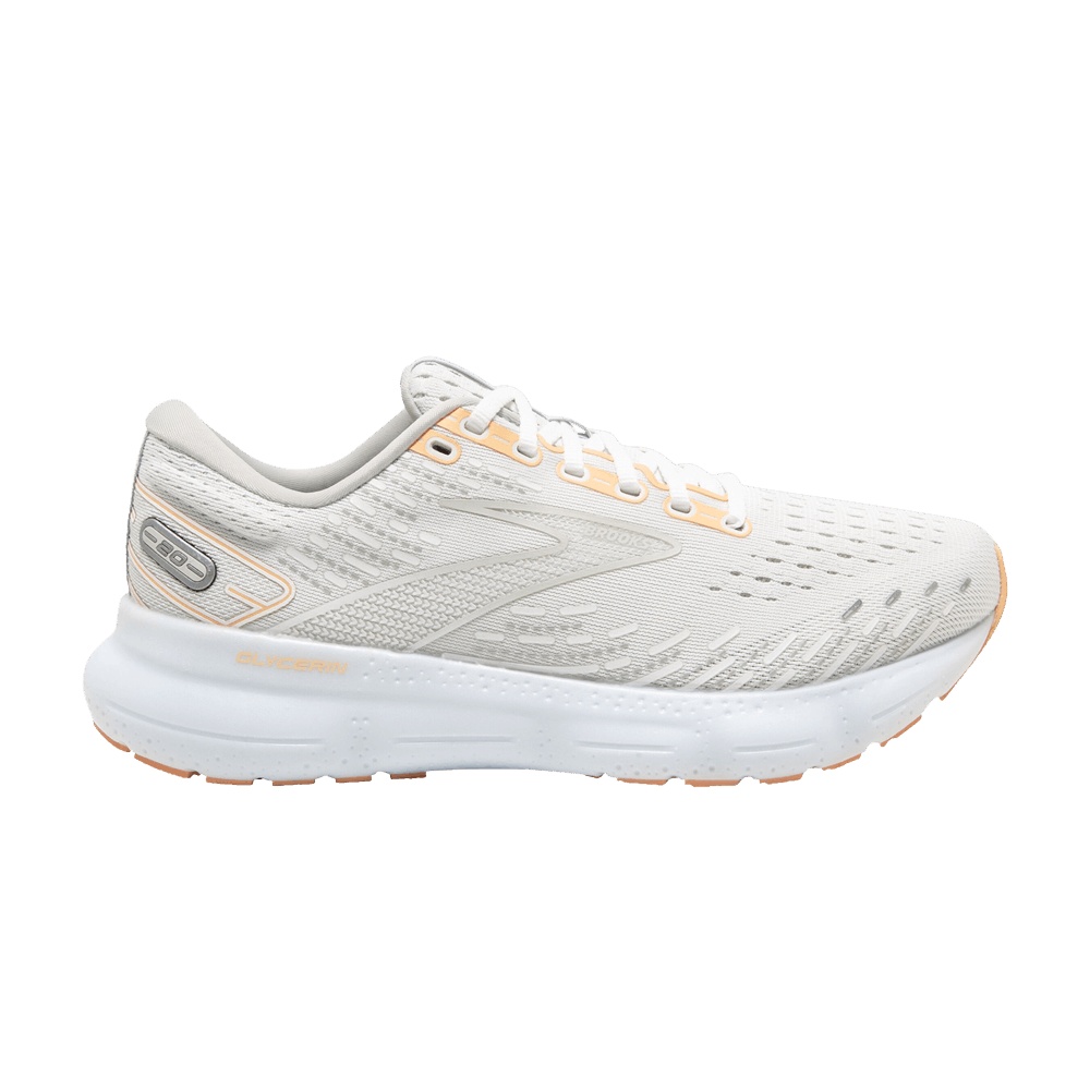 Brooks Wmns Glycerin 20 'White Peach'