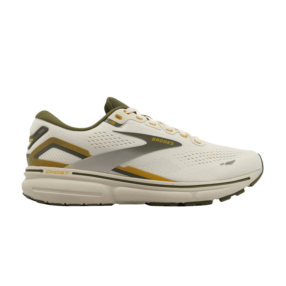 Brooks Ghost 15 'Grey Green Daylilly'