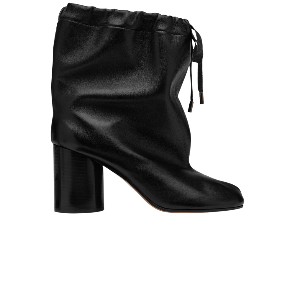 Maison Margiela Wmns Tabi Drawstring Ankle Boot 'Black'