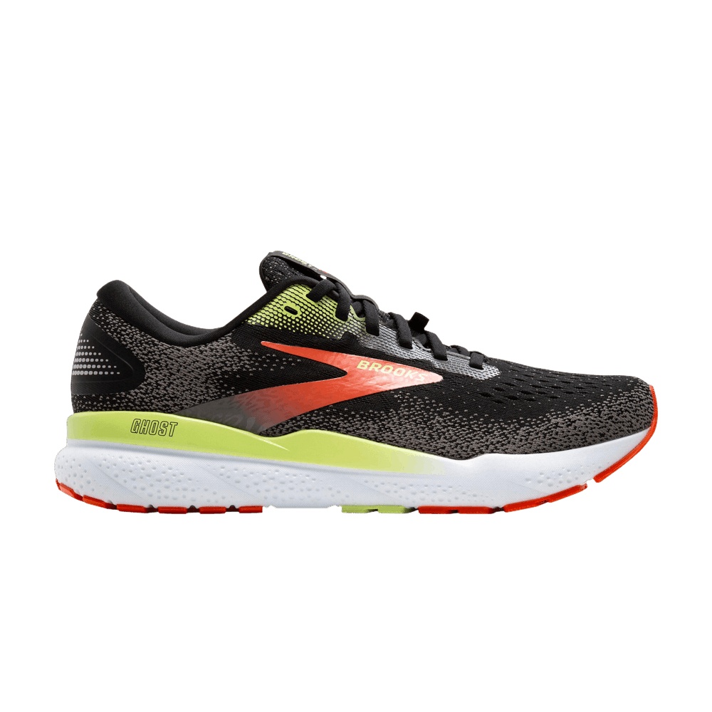 Brooks Ghost 16 GORE-TEX 'Black Mandarin Red Green'