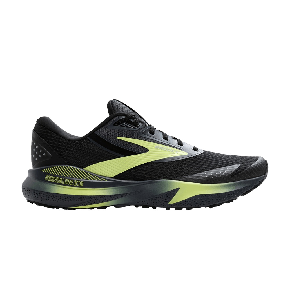 Brooks Adrenaline GTS 24 Weatherized 'Black New Yellow'