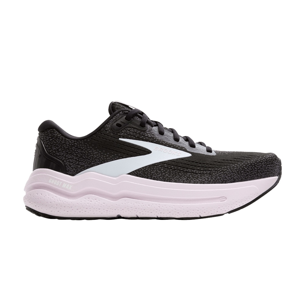 Brooks Wmns Ghost Max 2 'Black White Orchid Ice'