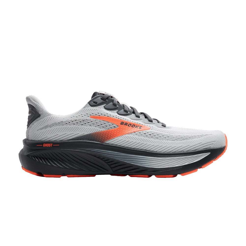 Brooks Ghost 17 'Oyster Mushroom Orange Ebony'