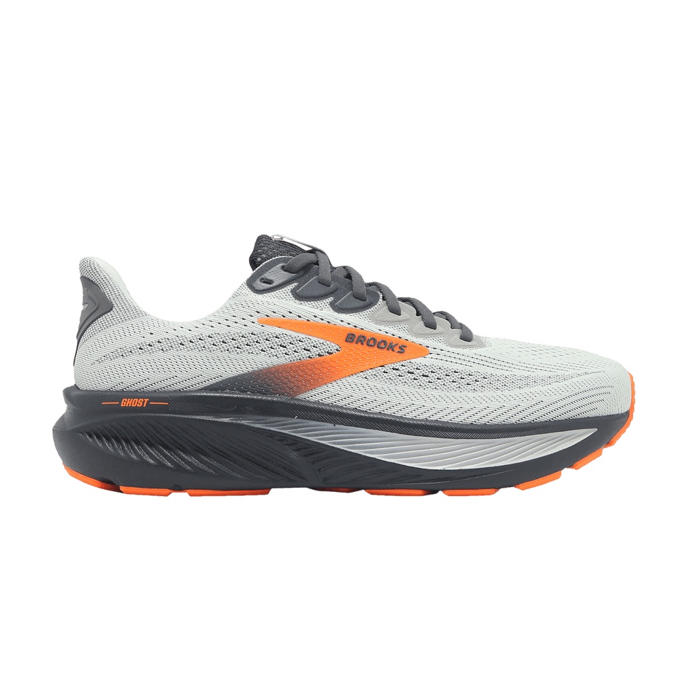Brooks Ghost 17 Extra Wide 'Oyster Mushroom Orange Ebony'