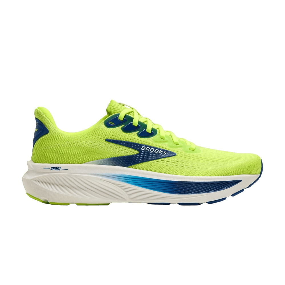Brooks Ghost 17 'Acid Lime Navy'