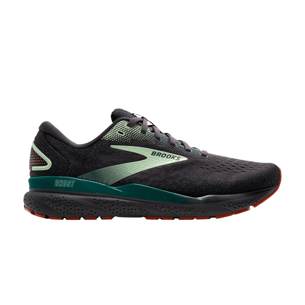 Brooks Ghost 16 'Blackened Pearl June BugGreen