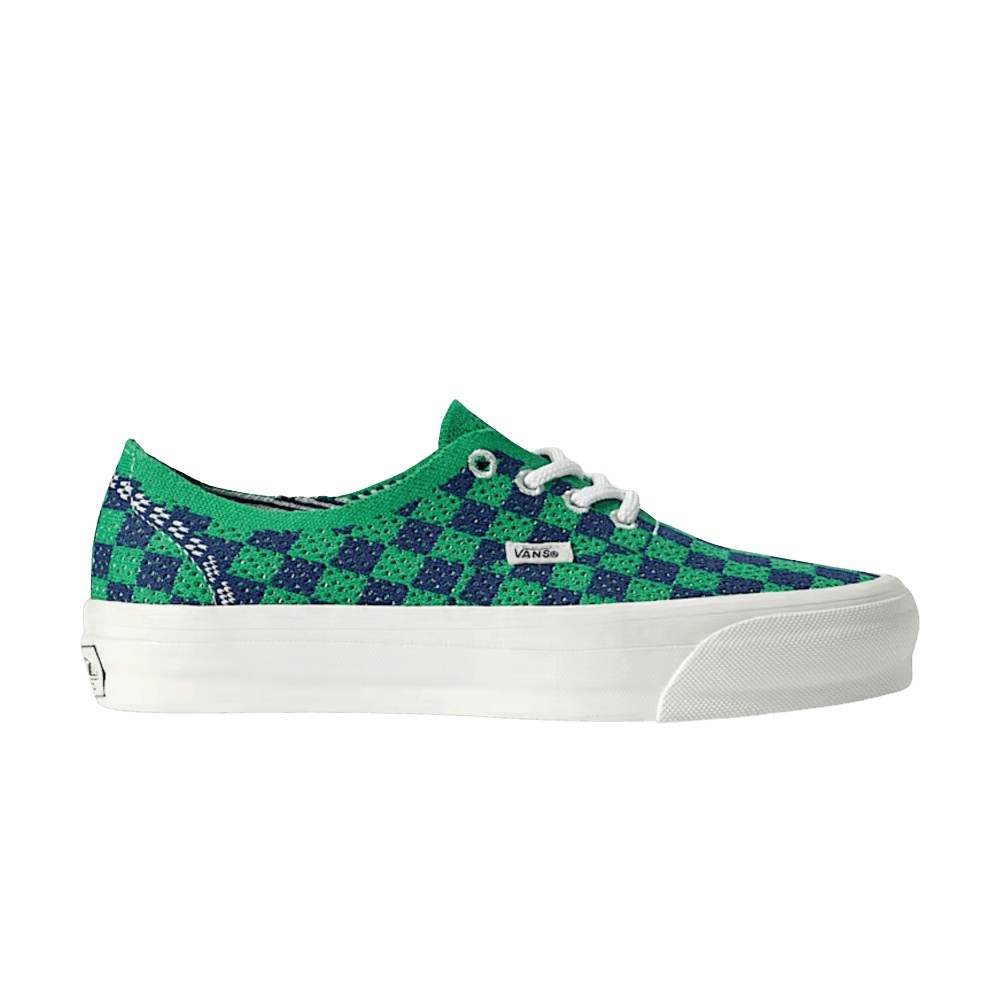 Vans LX Authentic 44 EK 'Punk Check Green Navy'